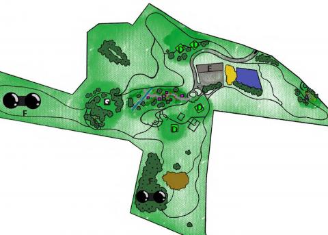 plan for the arboretum by a second year student