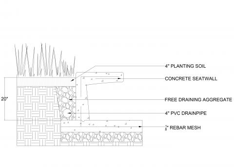 Construction detail done by third year student