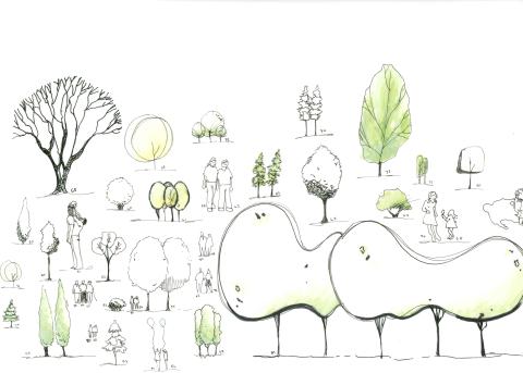 Color graphics by first year student.